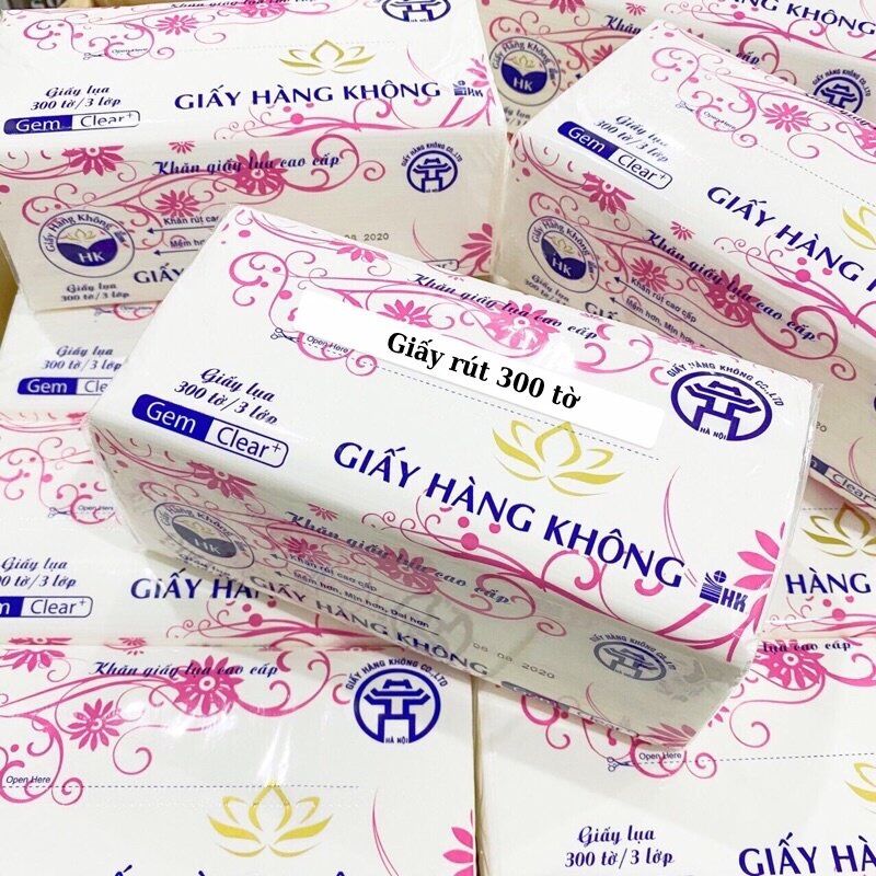 Combo 10 bịch Giấy rút Vietnam Airline 300 tờ