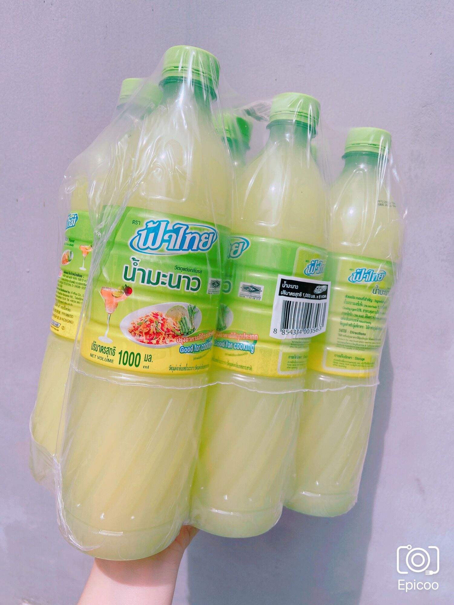 Chai nước cốt chanh 1000ml thái lan