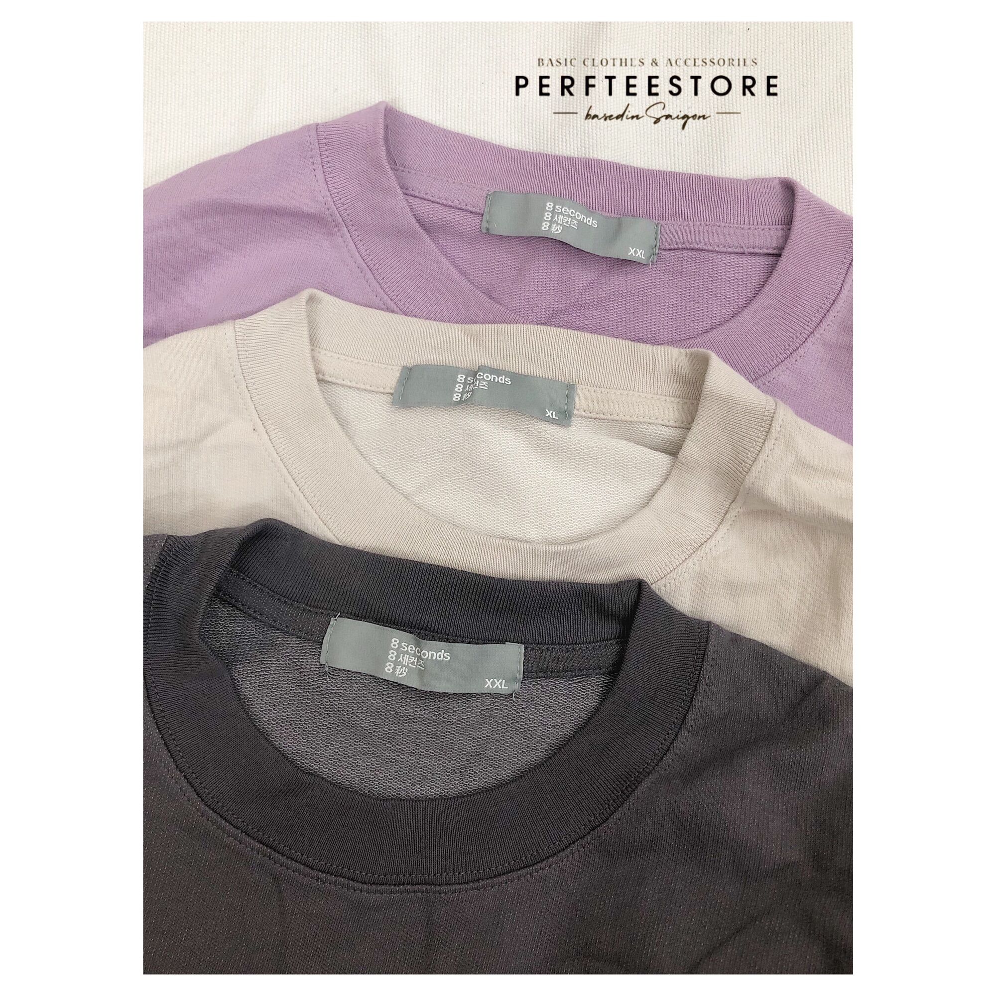Áo thun 8seconds Freedom Love thun da cá form rộng Oversize • Perftee Store