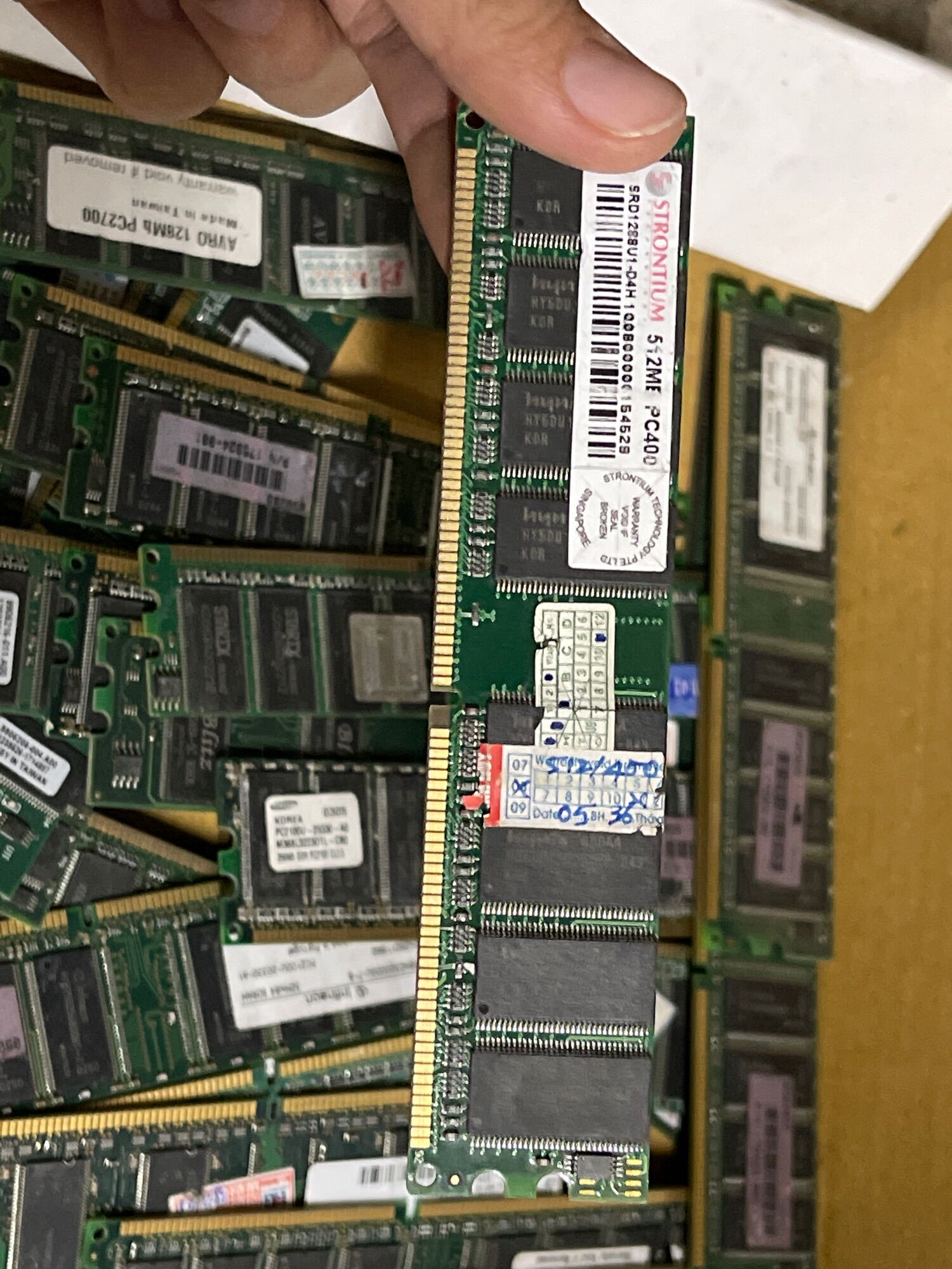 DDR1 copier Ram 512m bus 266 / 333 / 400