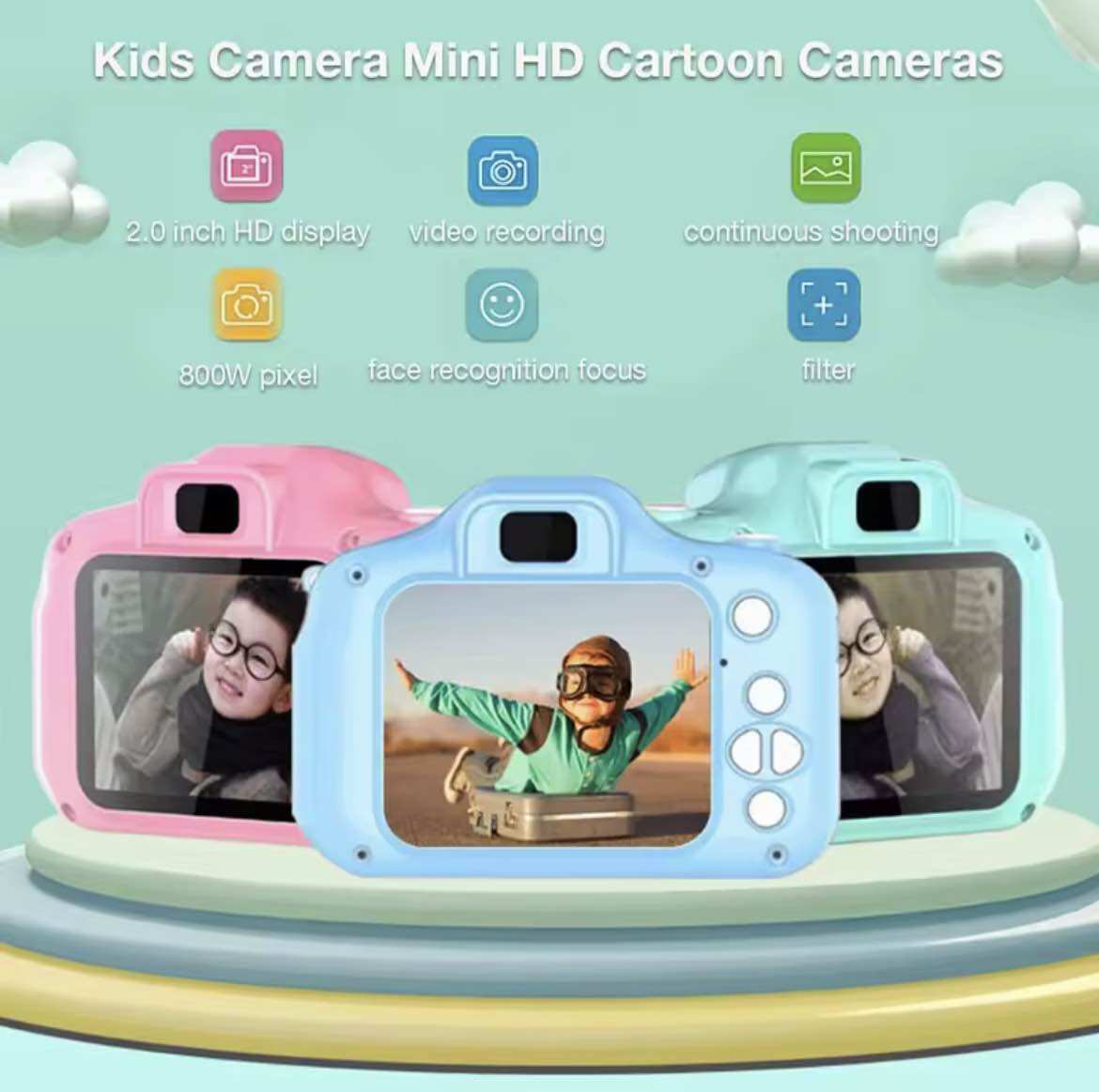 Máy ảnh mini chụp hình quay video cho bé