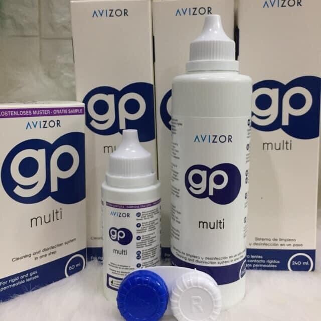 Nước ngâm rửa kính áp tròng Avizor GP multi 240ml