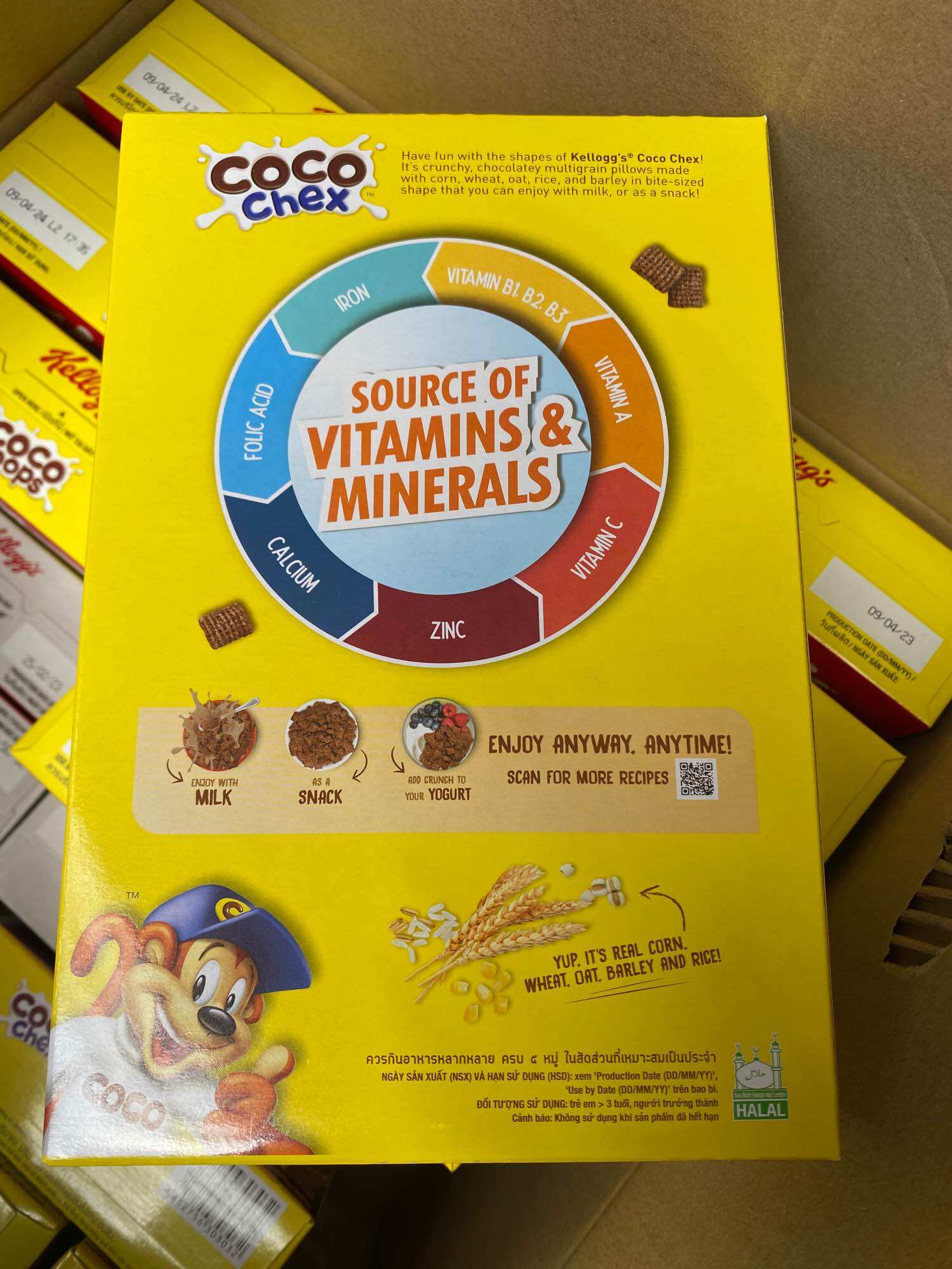 NGŨ CỐC ĂN SÁNG KELLOGG'S COCO CHEX 170G