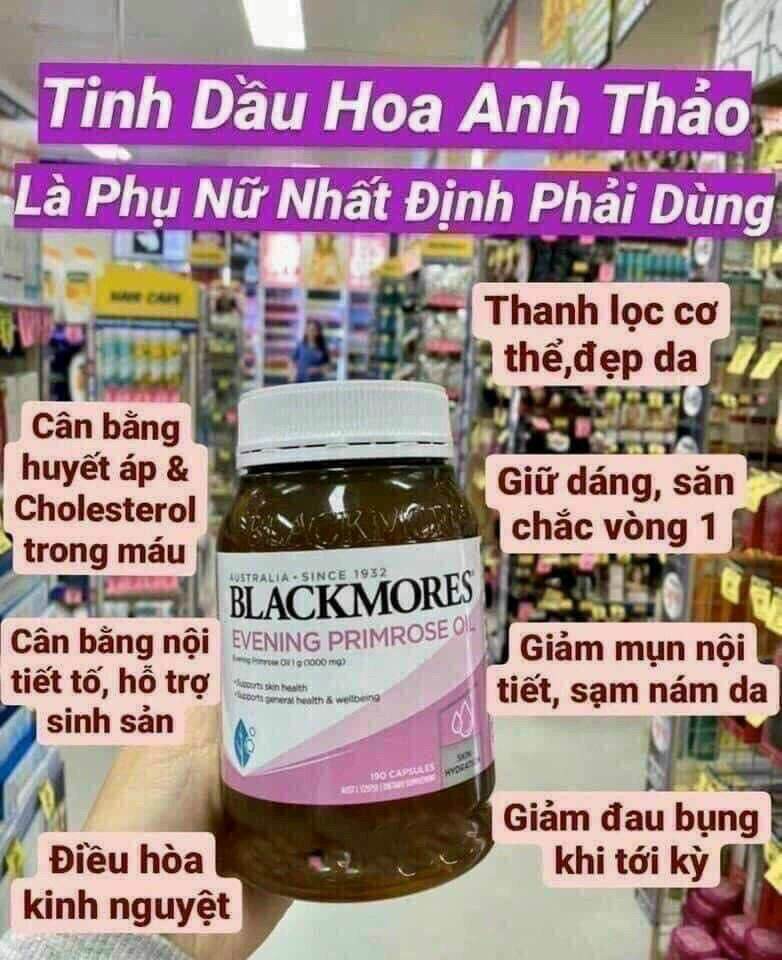[CHÍNH HÃNG] Tinh Dầu Hoa Anh Thảo Blackmores