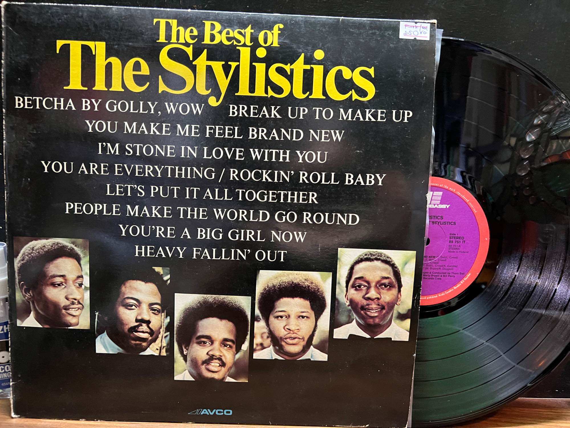 Đĩa than vinyl Vocal / Soul : của nhóm nhạc R&B/Soul danh tiếng The Stylistics.
✅Album : The Best of The Stylistics