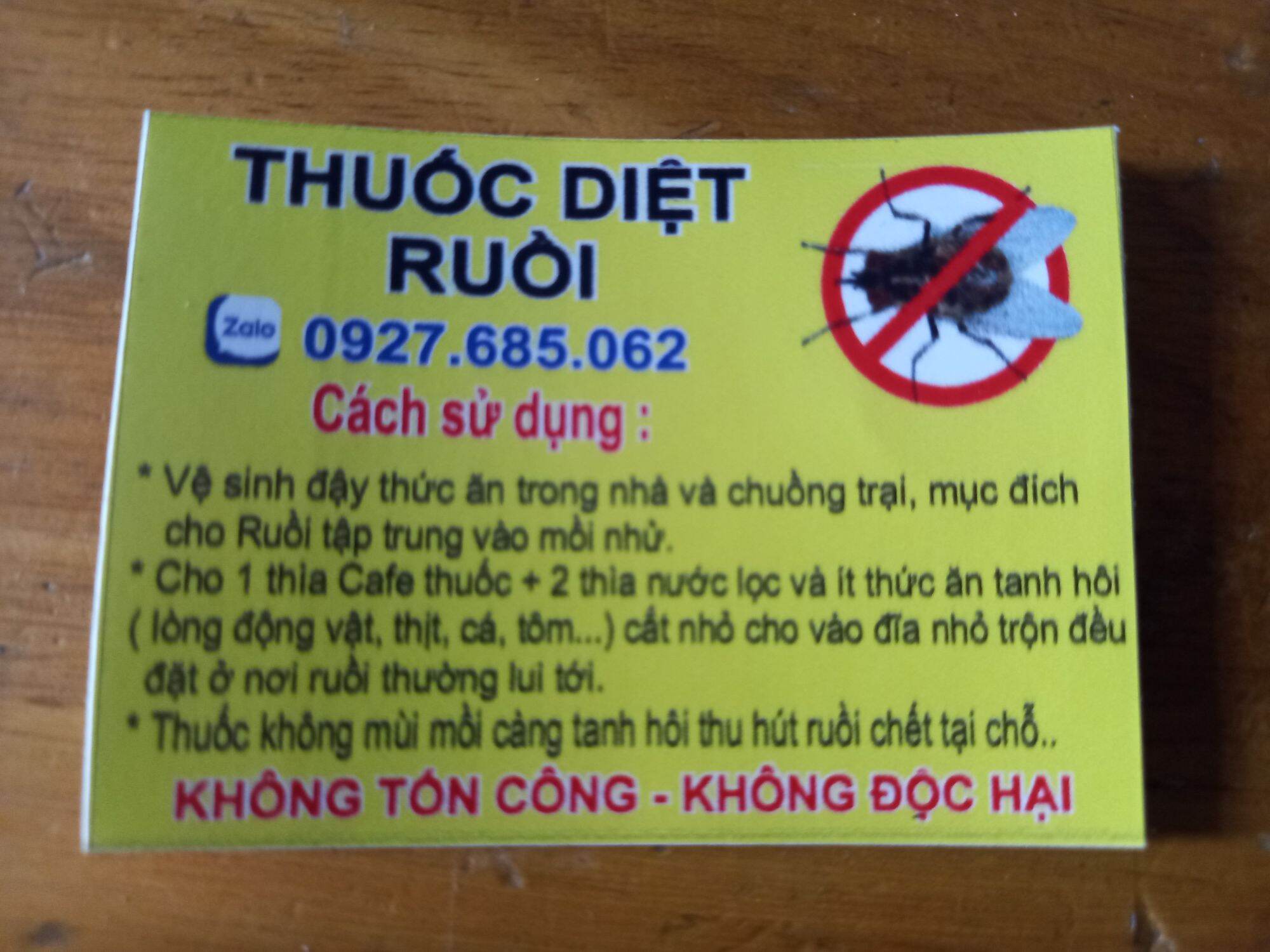 Thuốc diệt ruồi hiệu quả cao an toàn