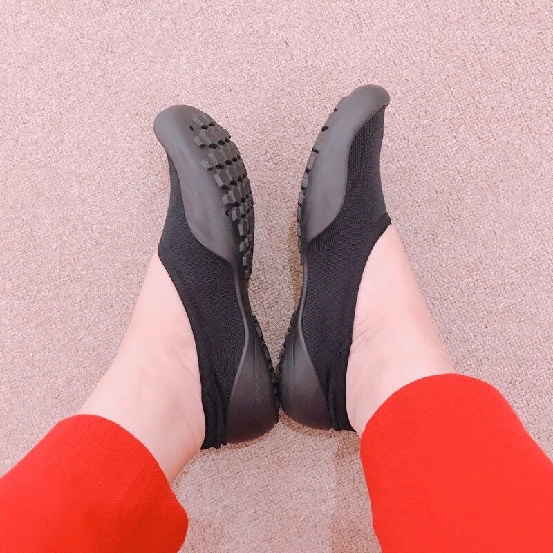 GIÀY BỎ TÚI KUMUELLO- FLAT ALL BLACK NGƯỜI LỚN