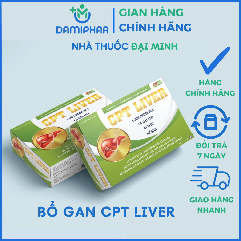 Viên Uống Bổ Gan CPT Liver Hộp 60 Viên