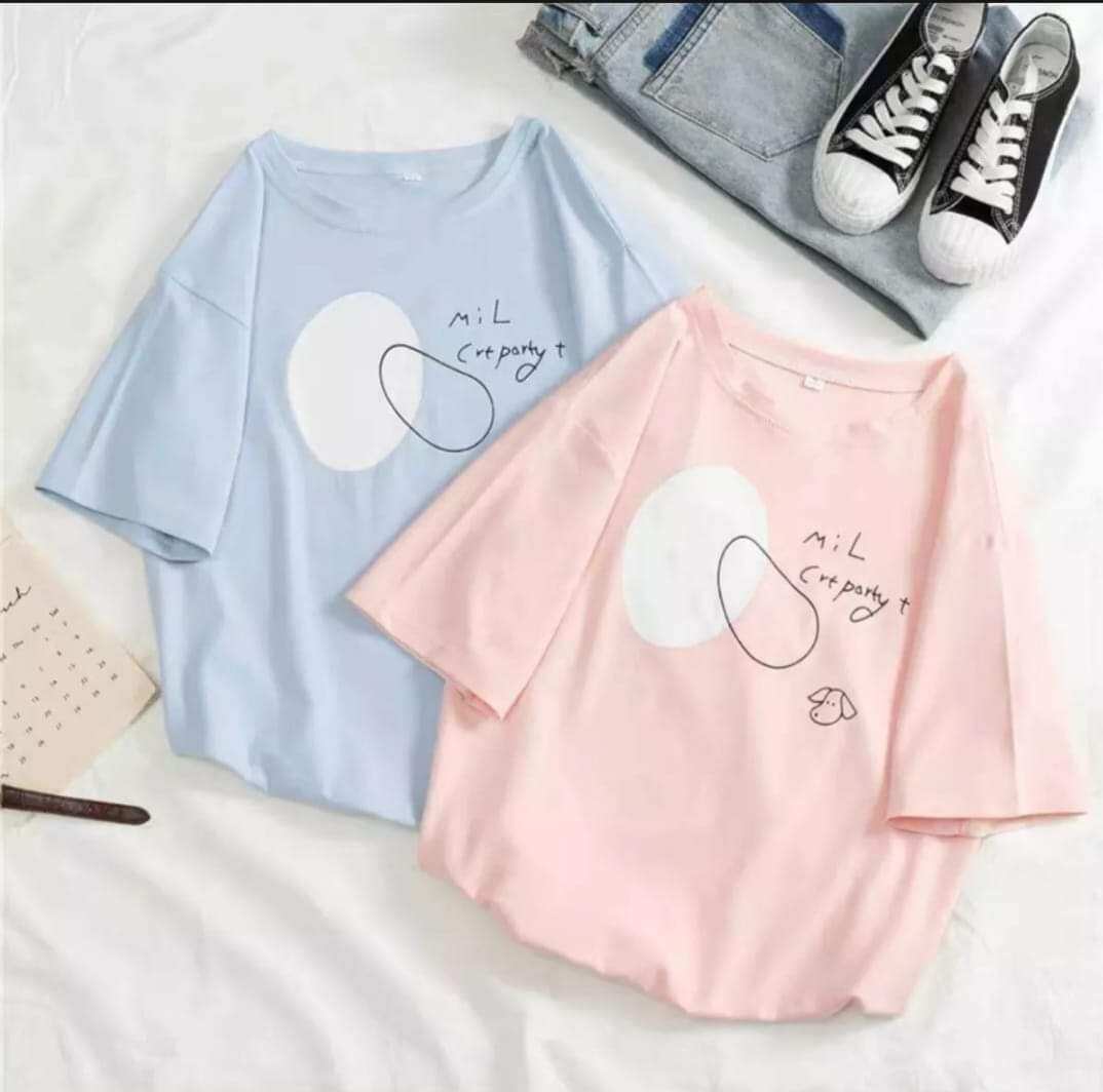 Áo thun cặp họa tiết siêu dễ thương