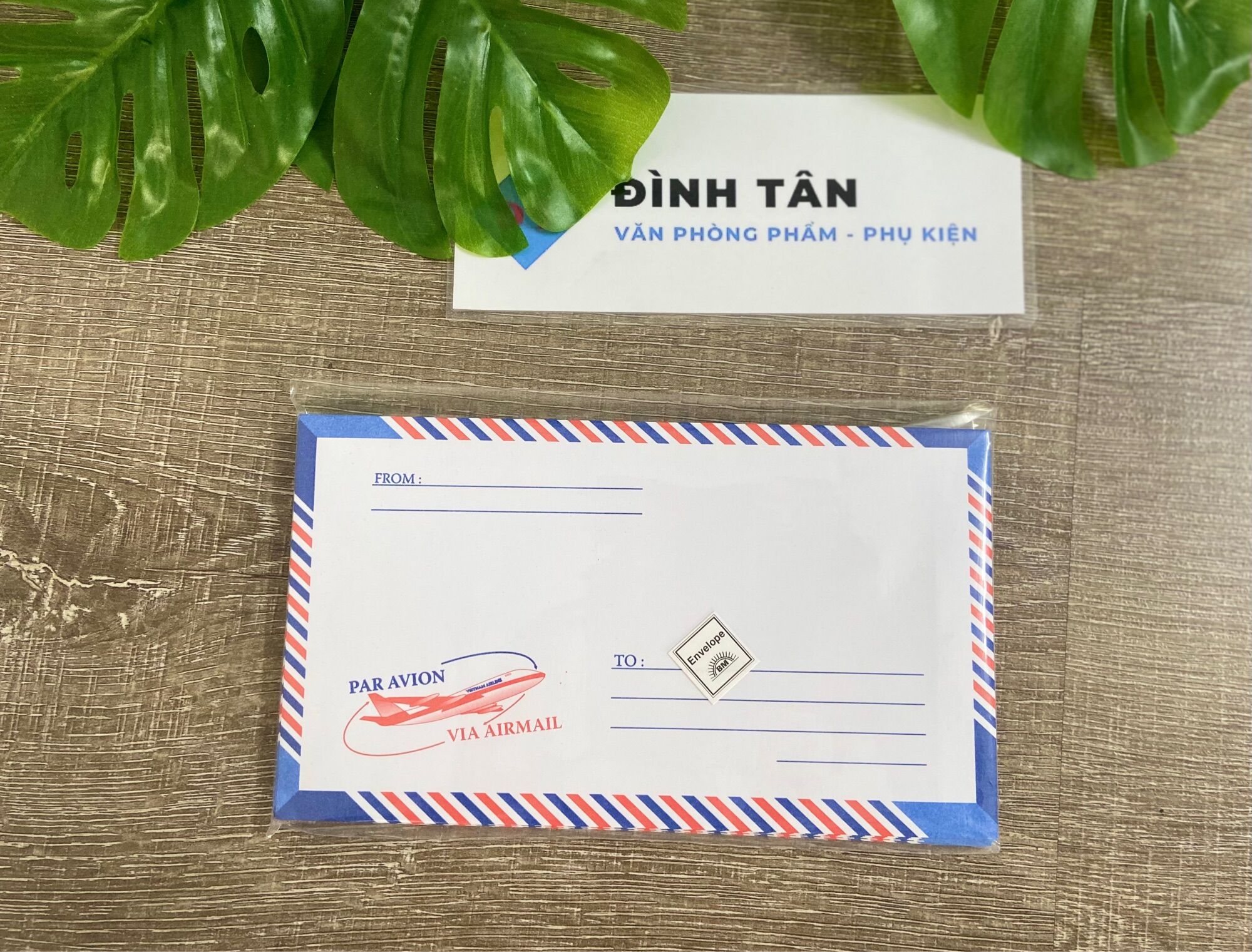 Set 10 Cái Bao Thư Sọc - Phong Bì Thư