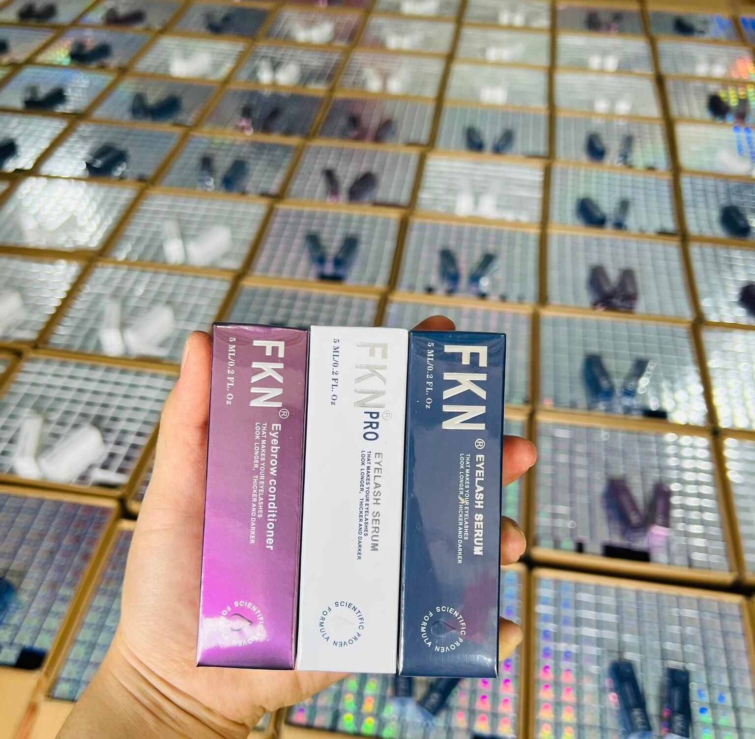 [Chính Hãng 100%] Combo Dưỡng Mi Mày FKN Mi Cong Dài, Mày Đen Rậm