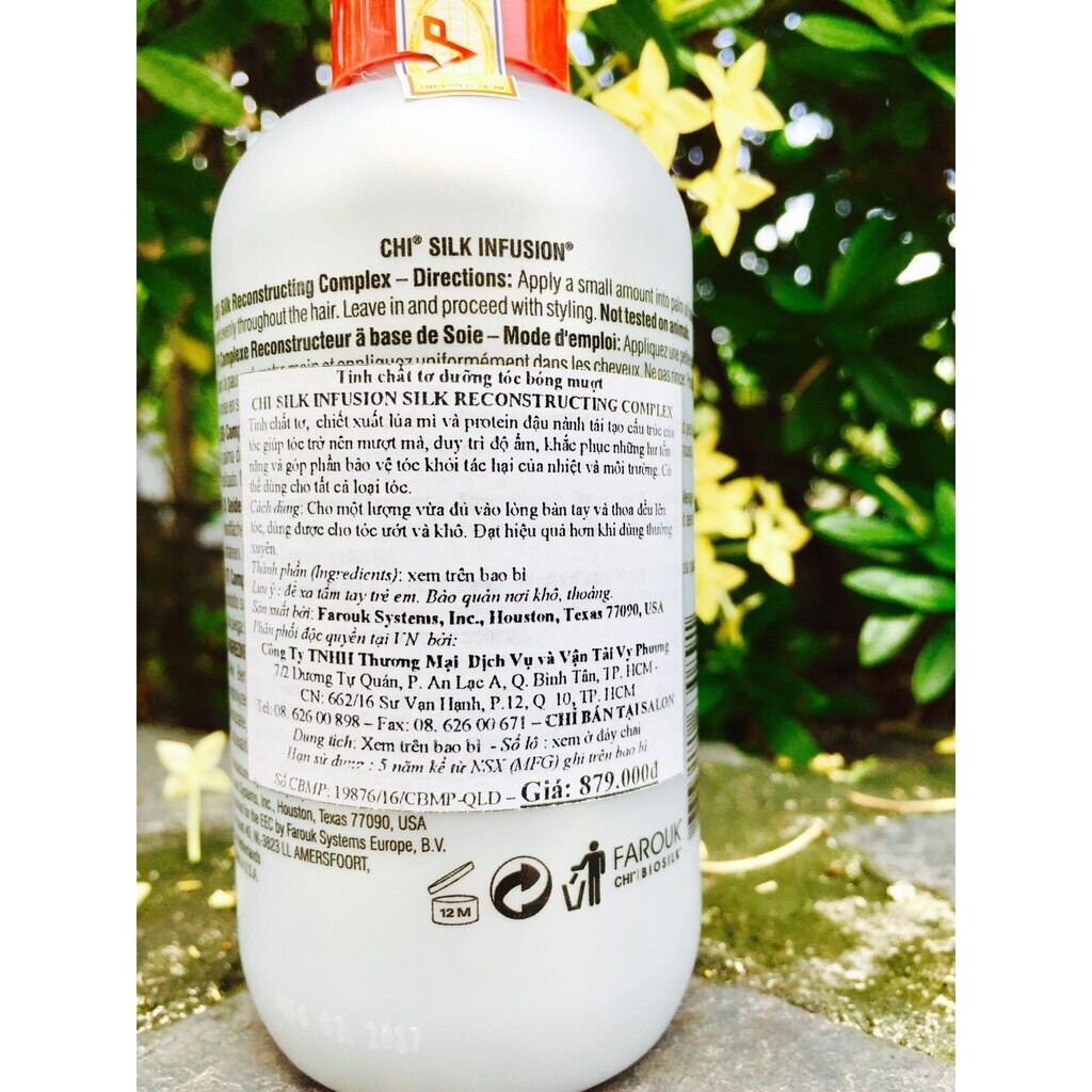 Tinh dầu dưỡng tóc mềm mượt CHI Silk Infusion 177ml