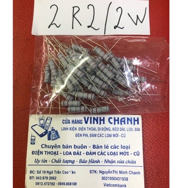 100 con trở 2r2 2w