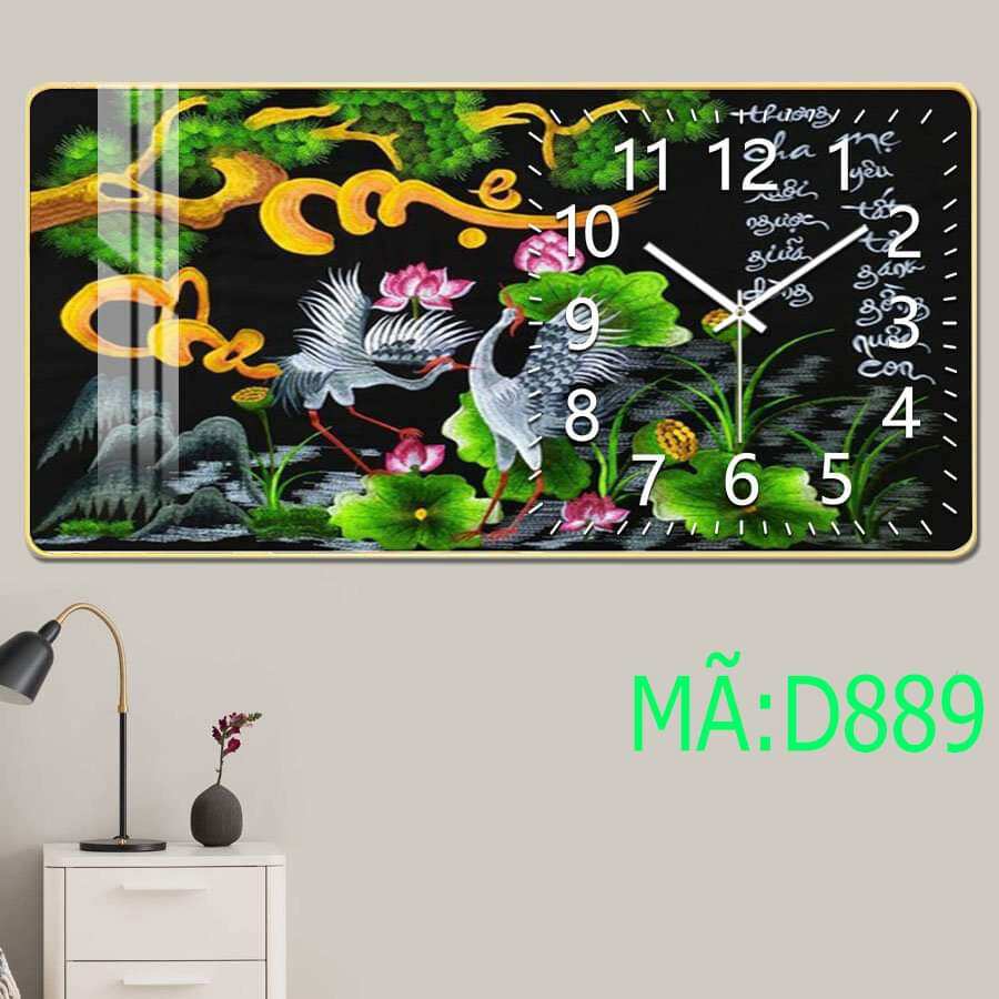 Tranh Đồng Hồ Tráng Gương