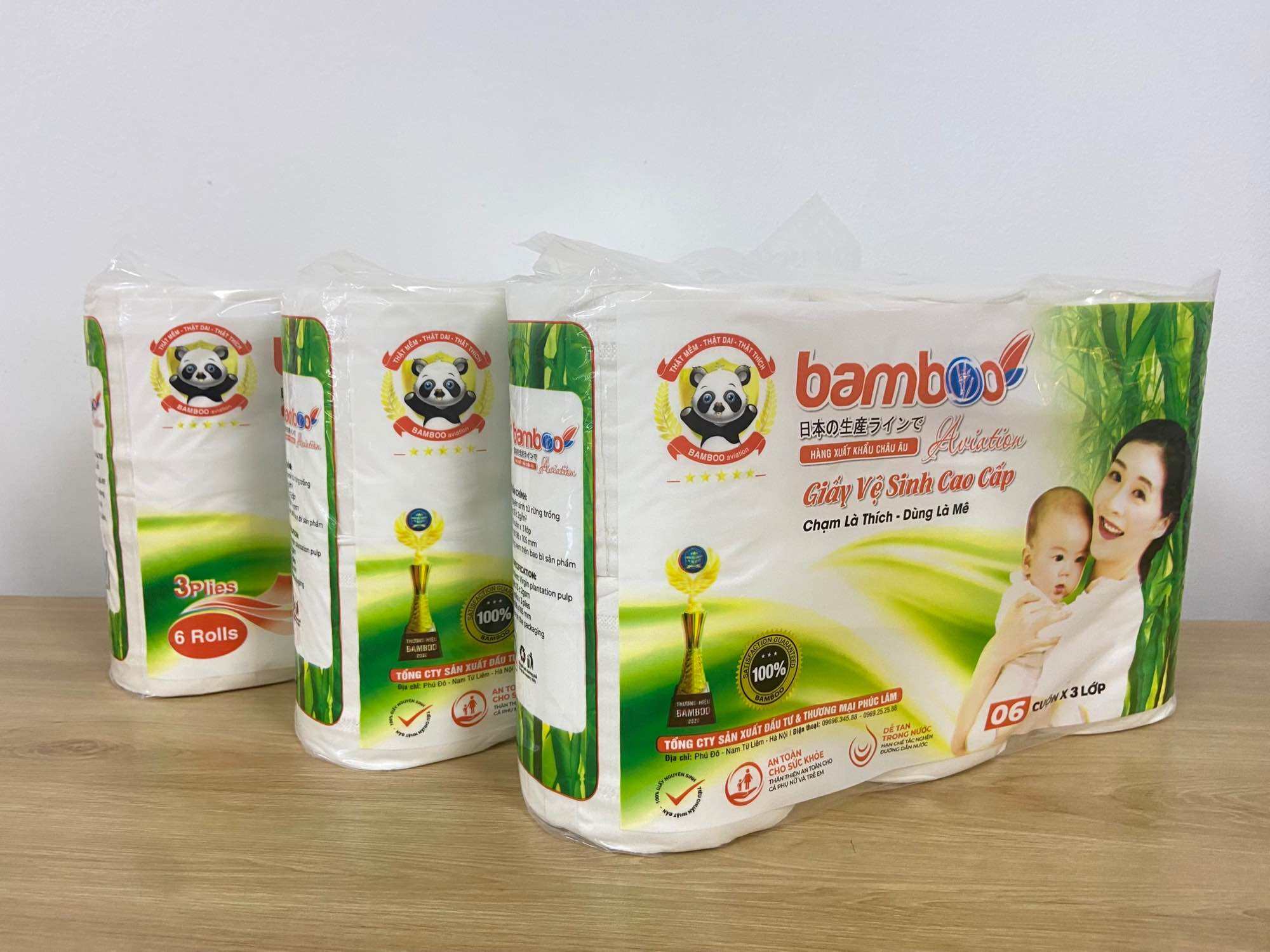 BỊCH 6 CUỘN GIẤY KHÔNG LÕI CAO CẤP