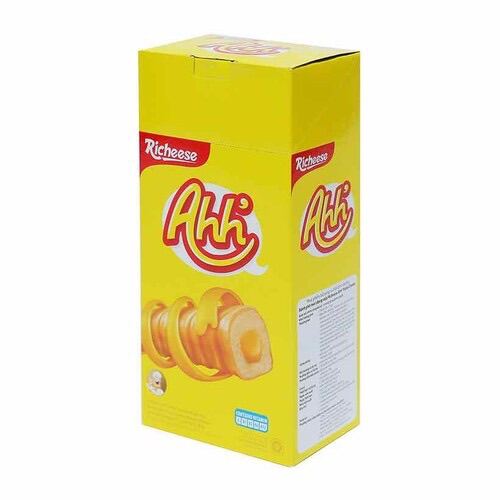 Bánh Phô Mai Dạng Xốp Richeese Ahh Triple Cheese Hộp 10 thanh x 15g