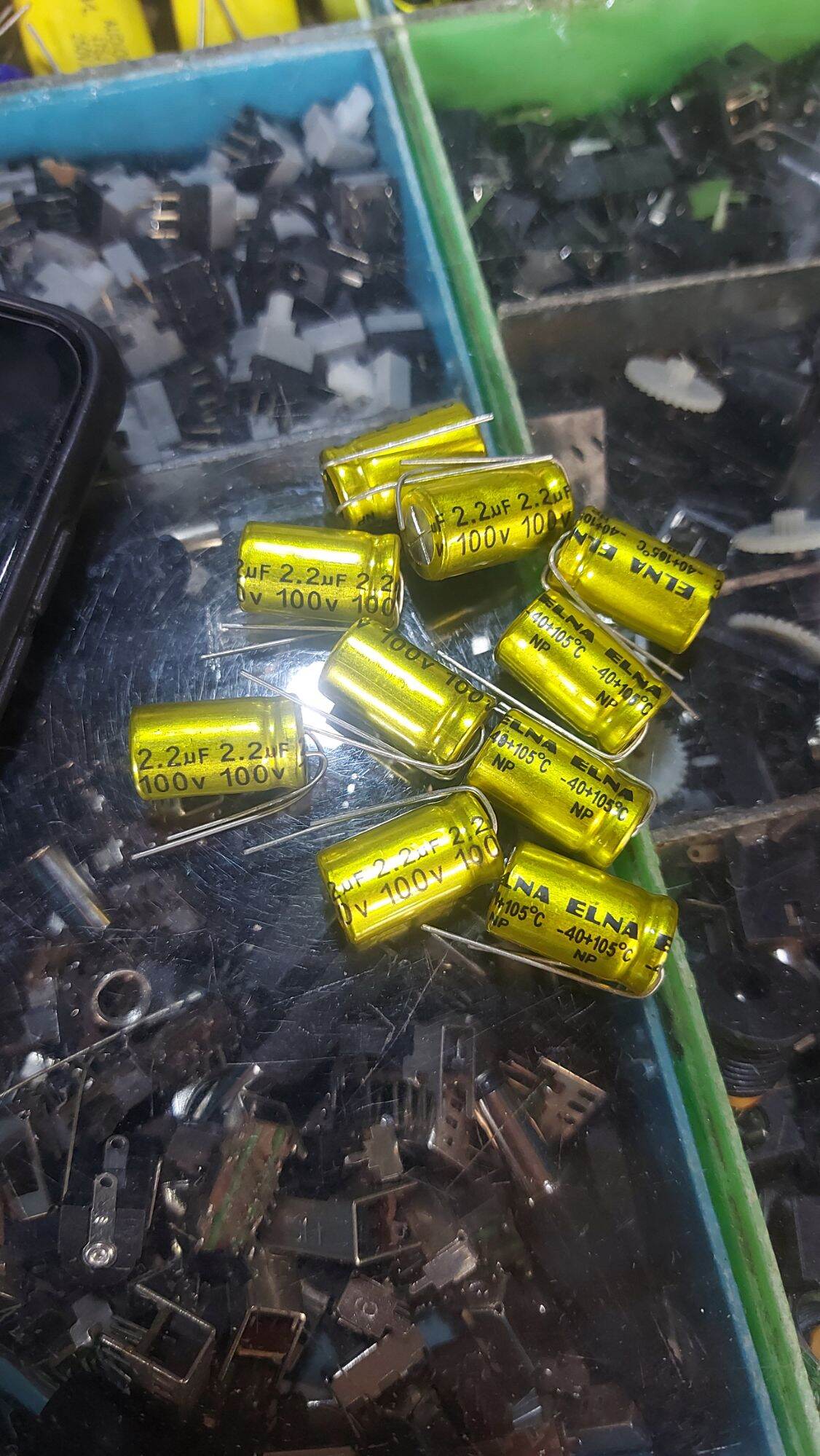 10 tụ loa 2.2uf /100v