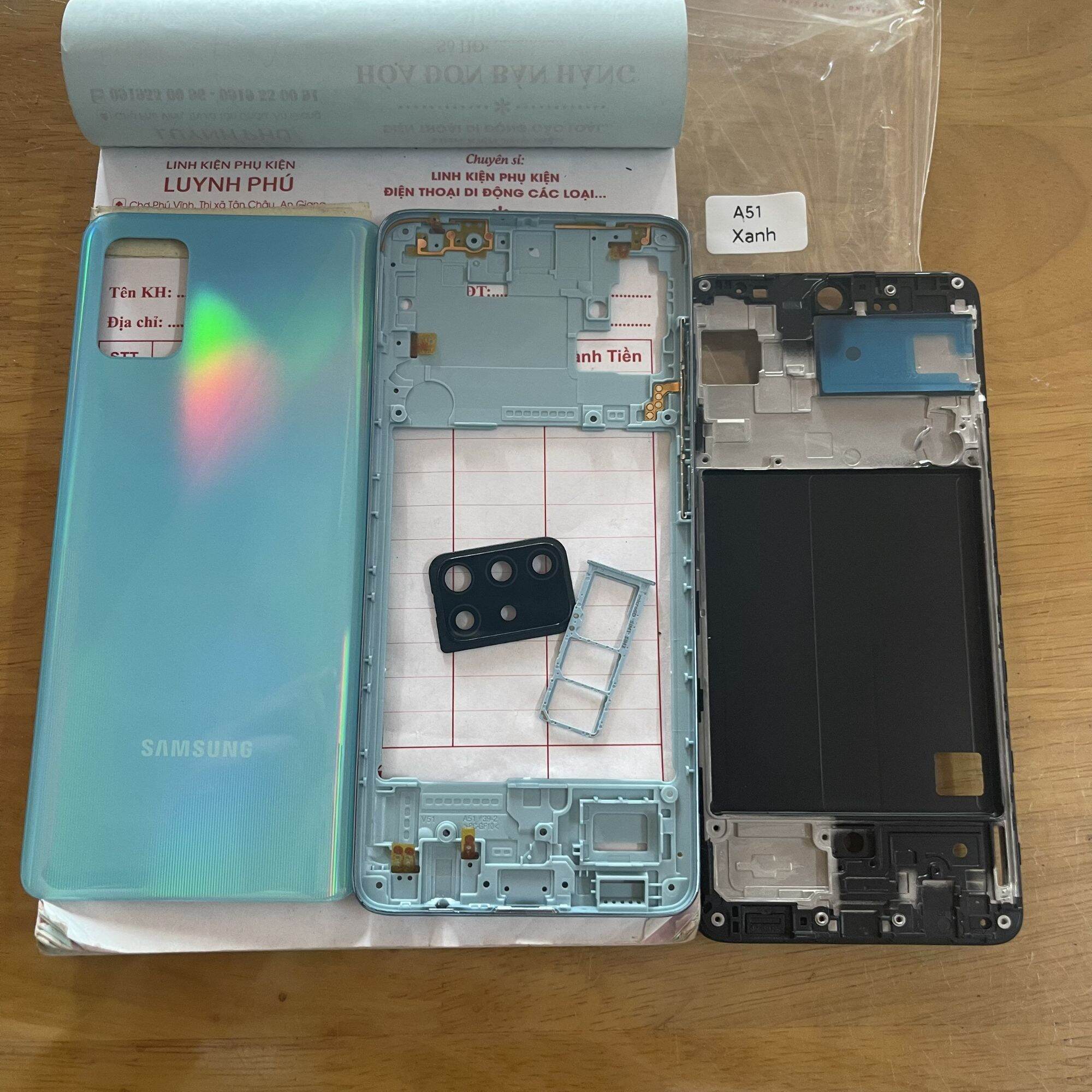 Vỏ samsung A51 đủ bộ chuẩn đẹp