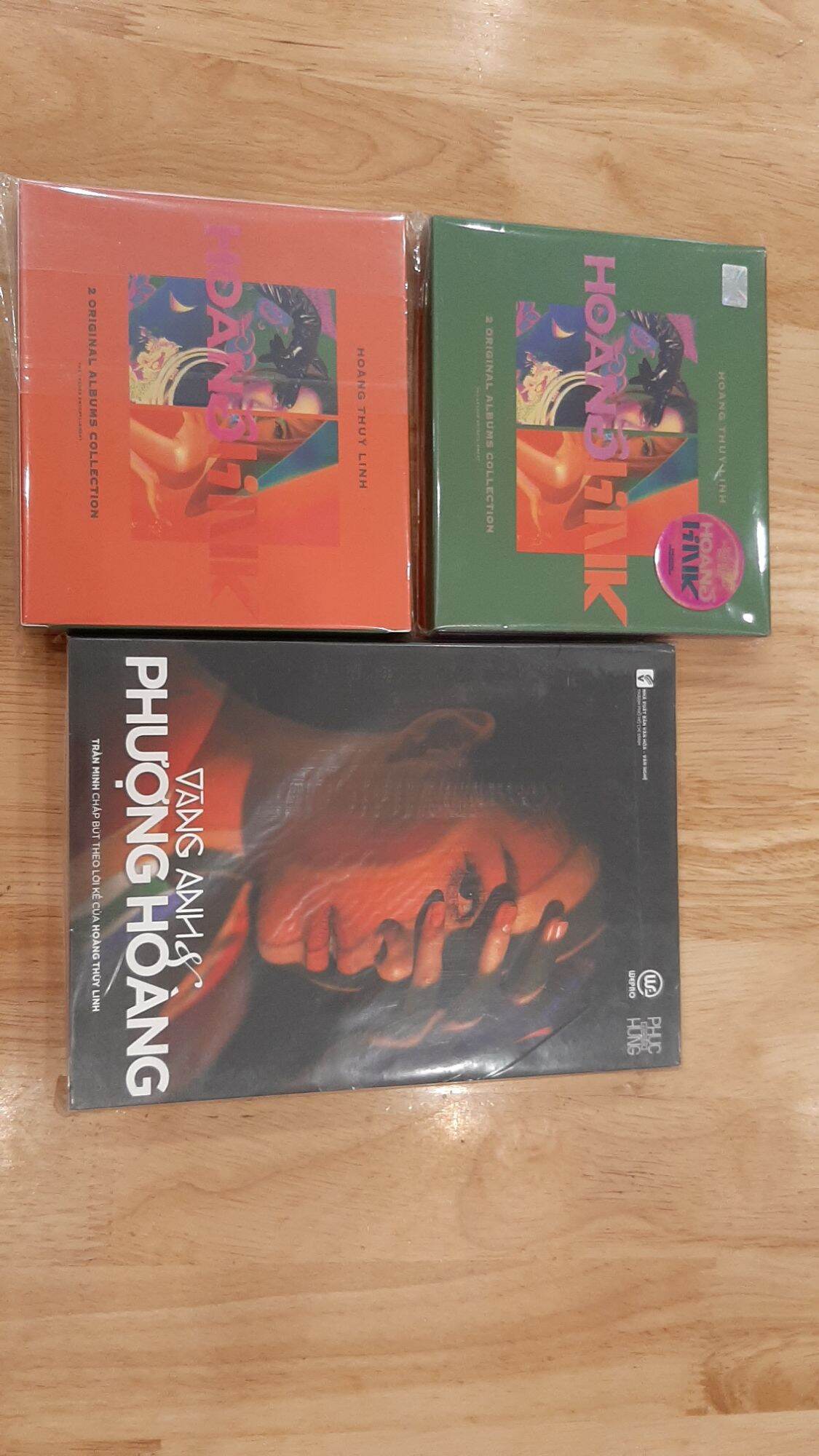 Bộ 2cd Hoàng Thùy Linh kèm sách , Hoàng &Linh