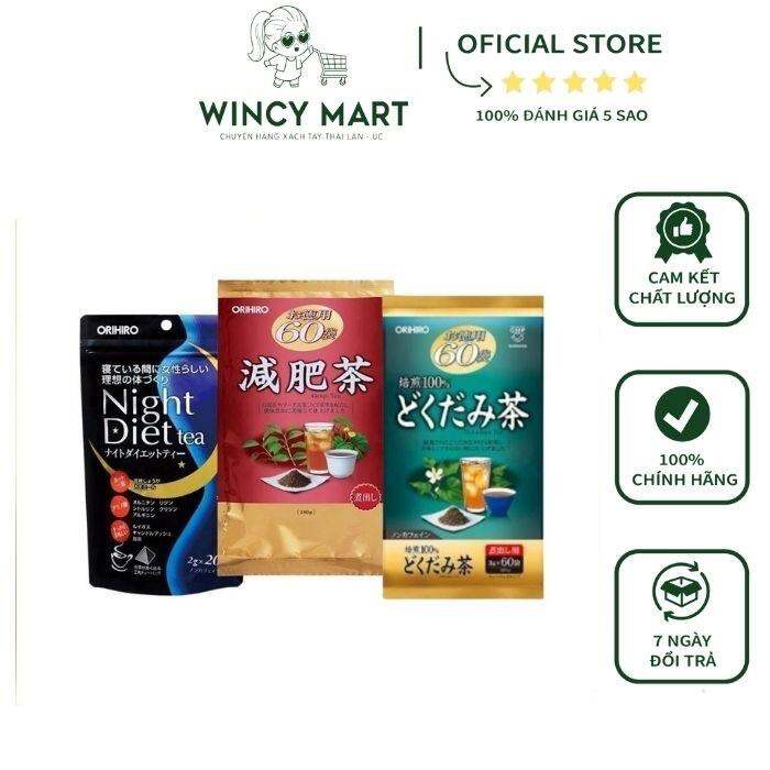 Trà Thanh Nhiệt Hỗ Trợ  Giảm Cân Giảm Mỡ Orihiro Tea Nhật Bản (Diếp cá, Ổi, Genpi)