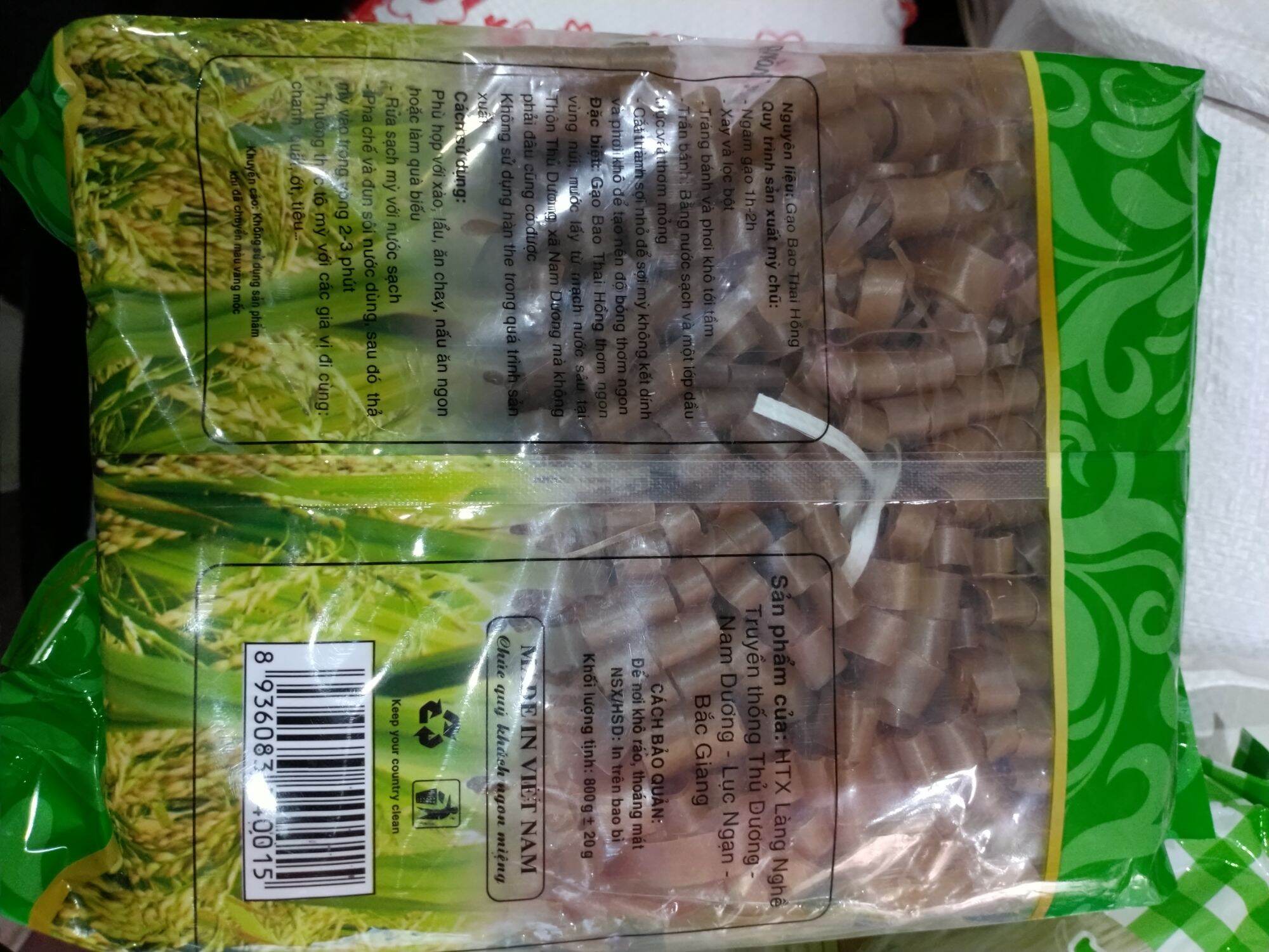Mỳ Chũ Xưa Bắc Giang 800g