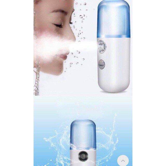 Máy phun sương xông mặt mini (màu trắng)