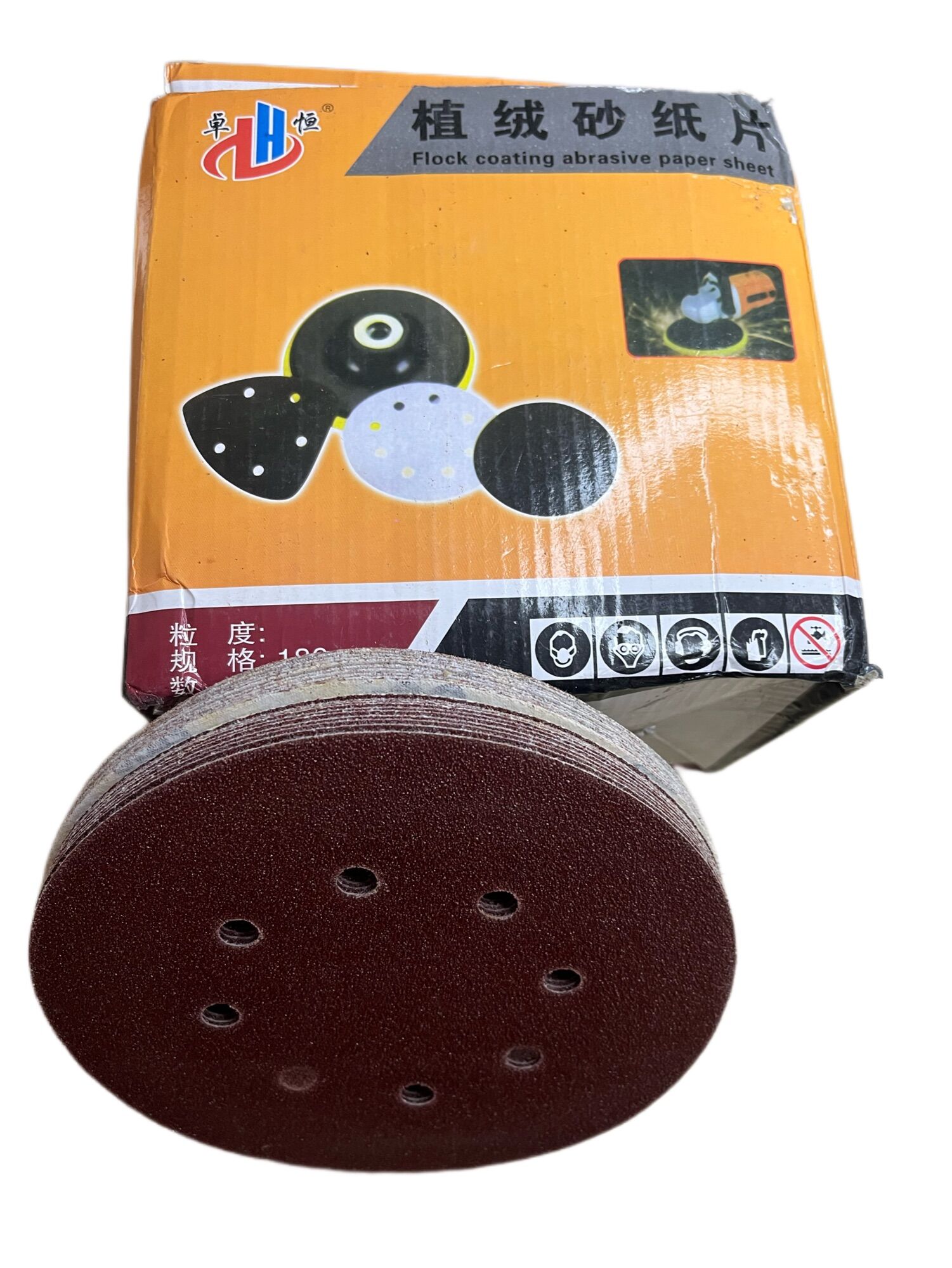 Giấy nhám  giấy giáp lắp máy chà tường180 mm đủ loại