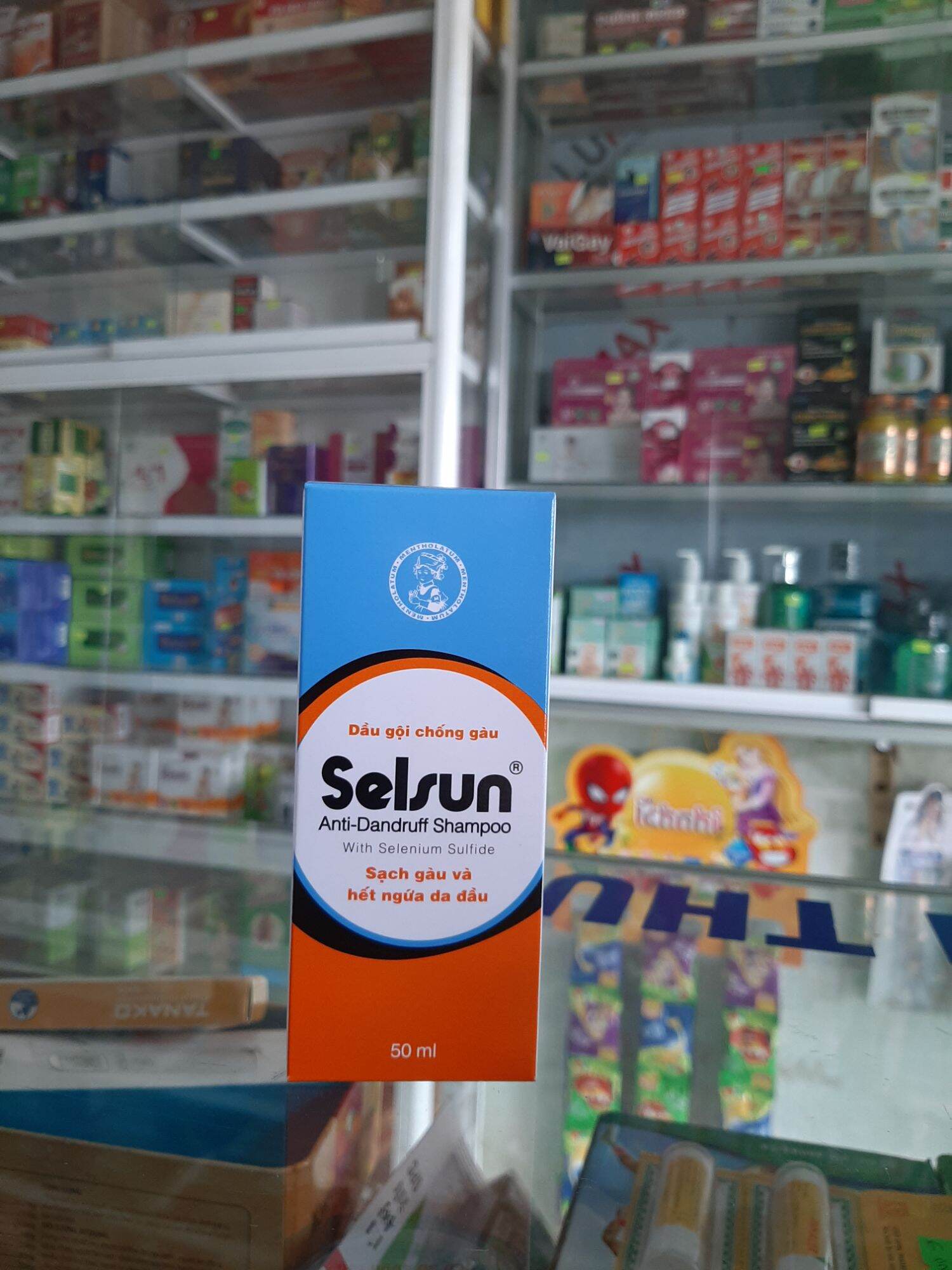 Dầu gội Selsun chai 50ml - bay sạch nấm gàu, hết ngứa da đầu
