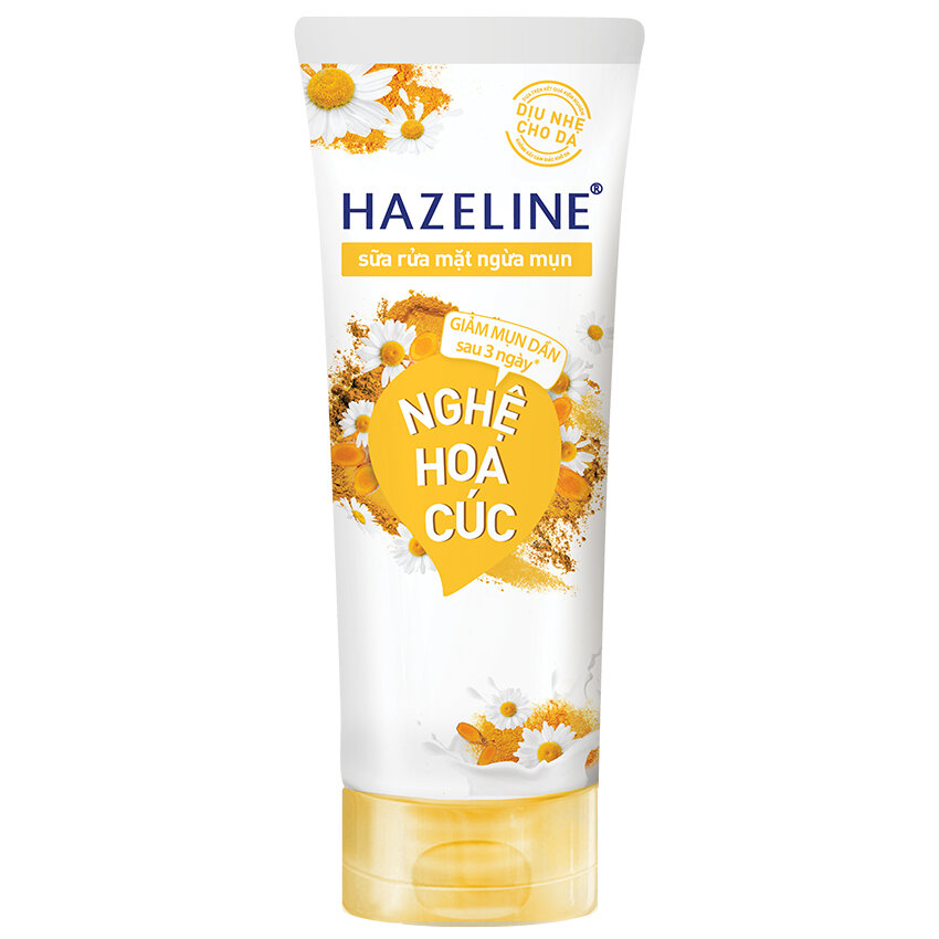 Sữa rửa mặt Hazaline nghệ 100g