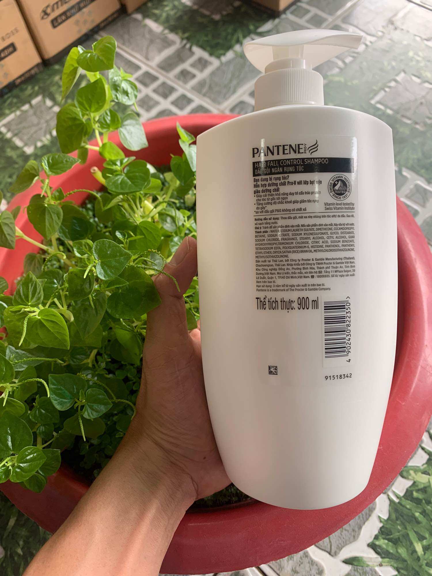 Dầu Gội PANTENE Ngăn Rụng Tóc Chai 900ml