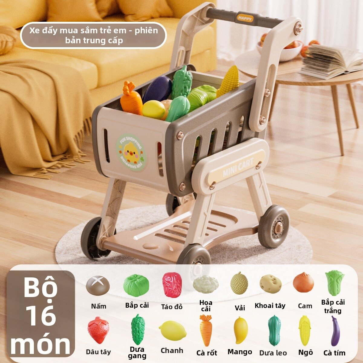JIEBITU | Xe Đẩy Tập Đi Cho Bé Đa Năng