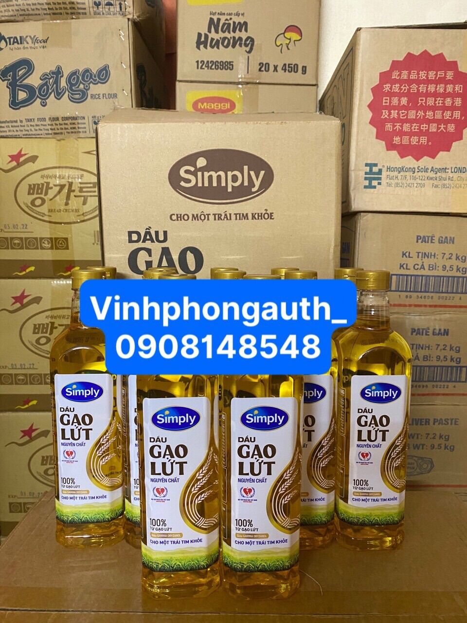 Dầu Gạo Lứt Simply 1L