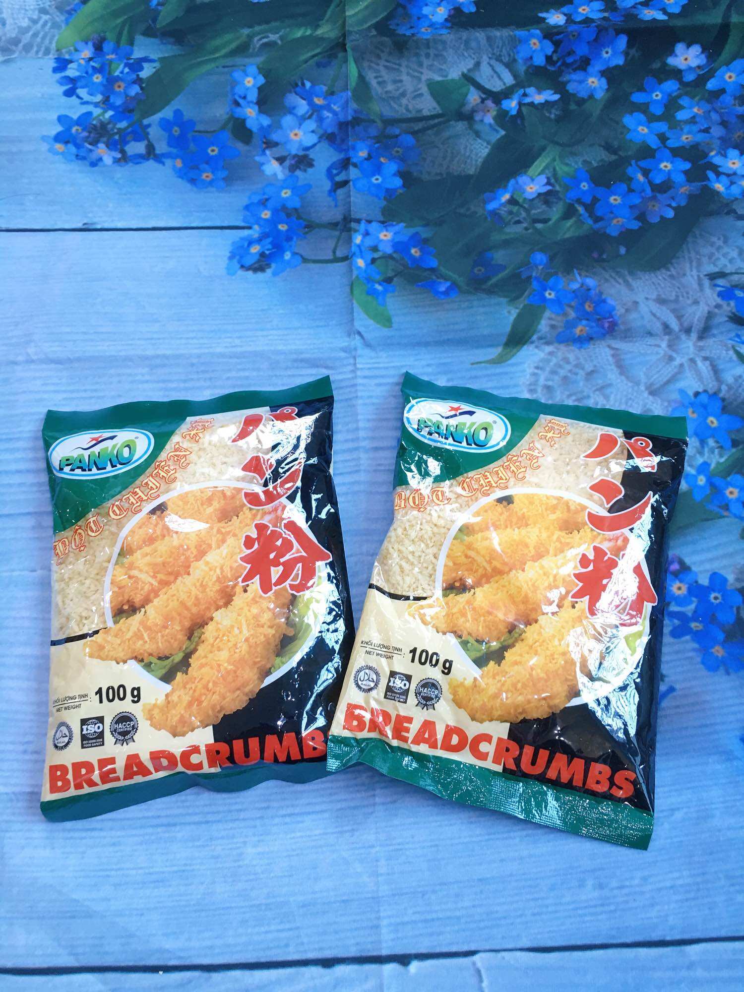 Bột chiên xù Panko vàng gói 100g