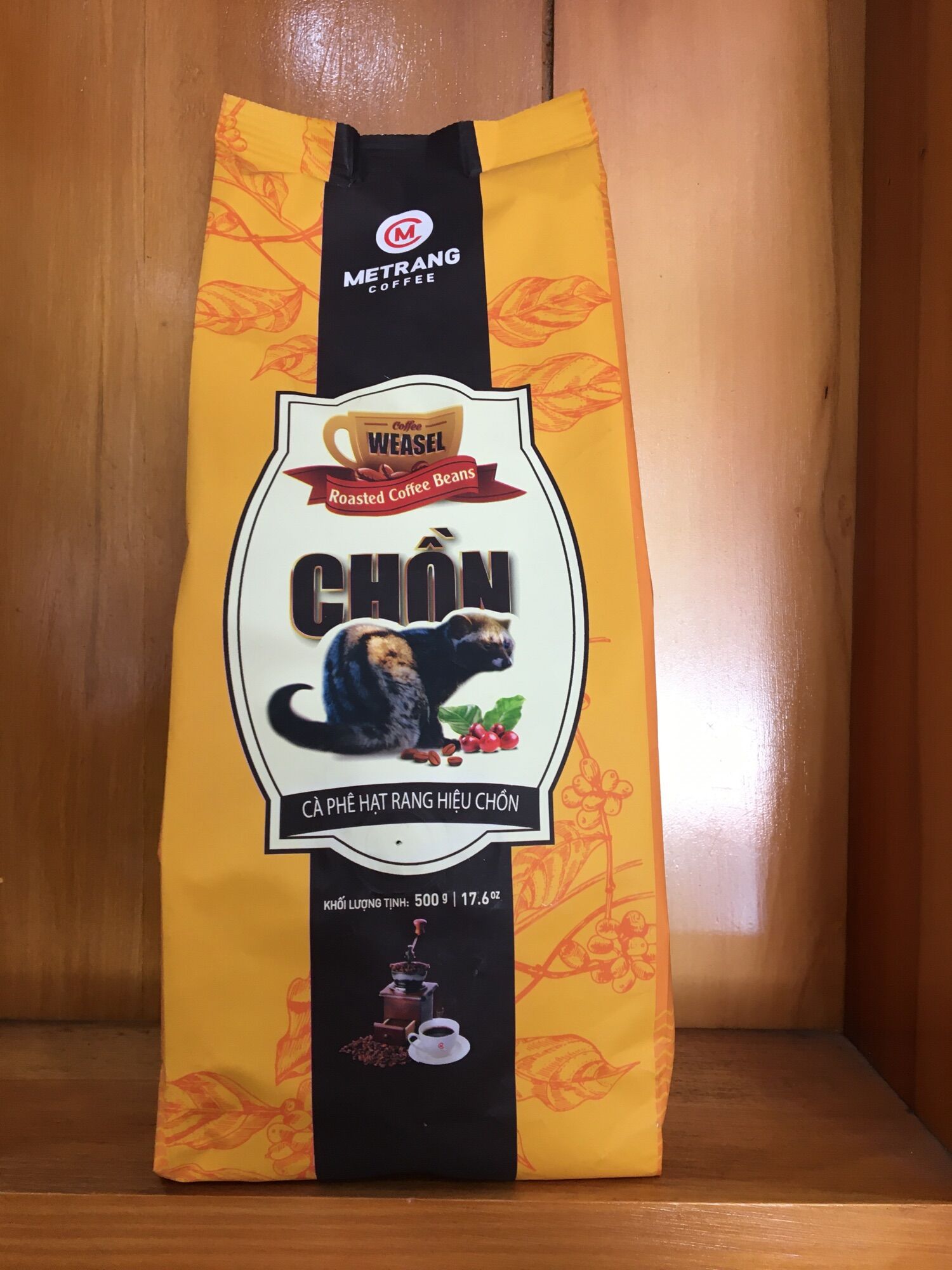 Cà phê chồn hạt Mê Trang 500g.
