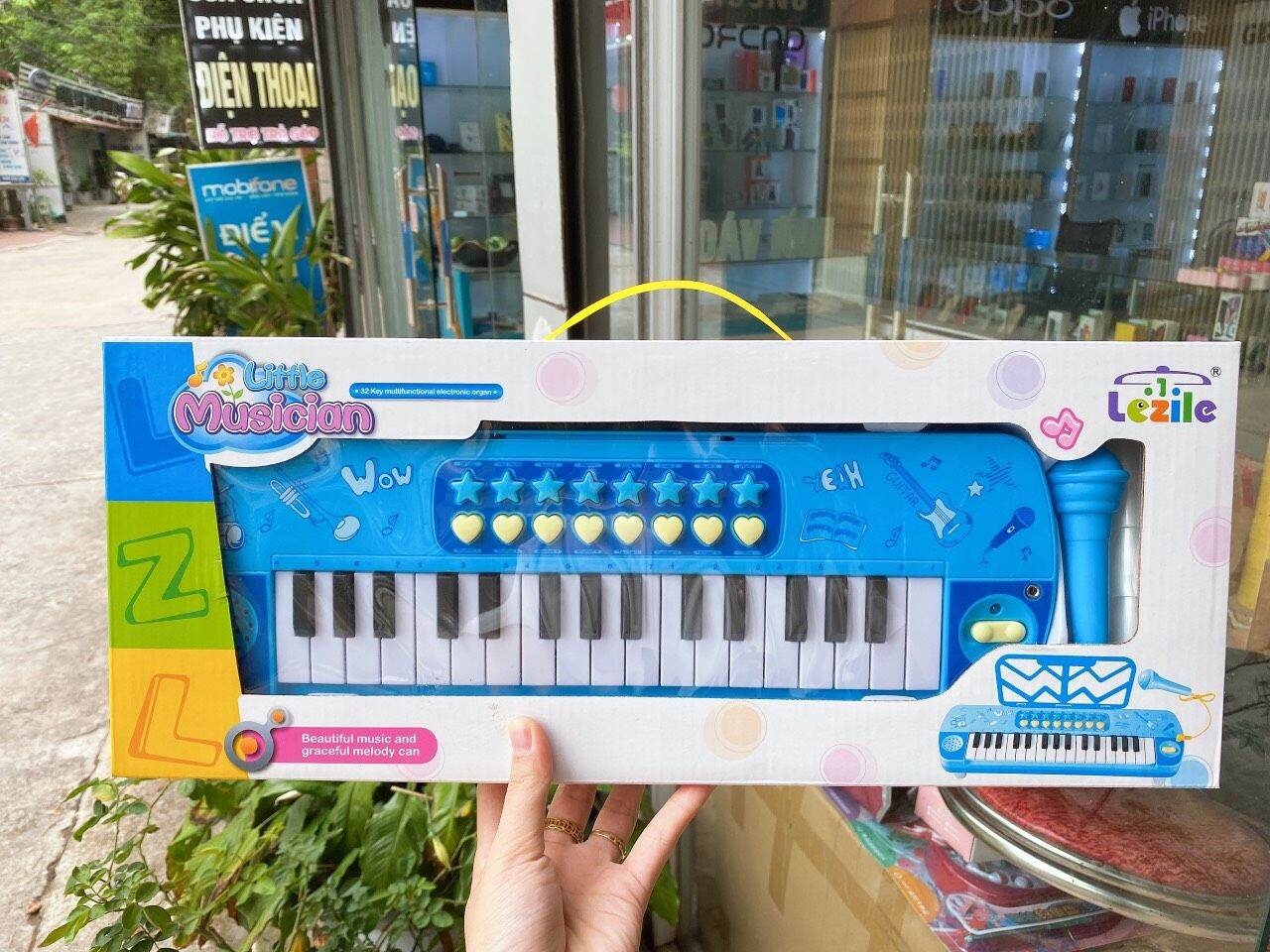 [TẶNG KÈM PIN ] Đàn piano mini kèm mic cho bé