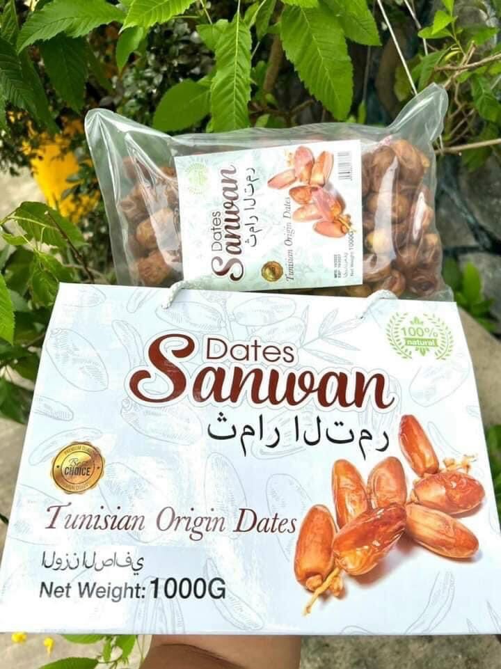 ✅ chà là rời sanwan hộp 1kg