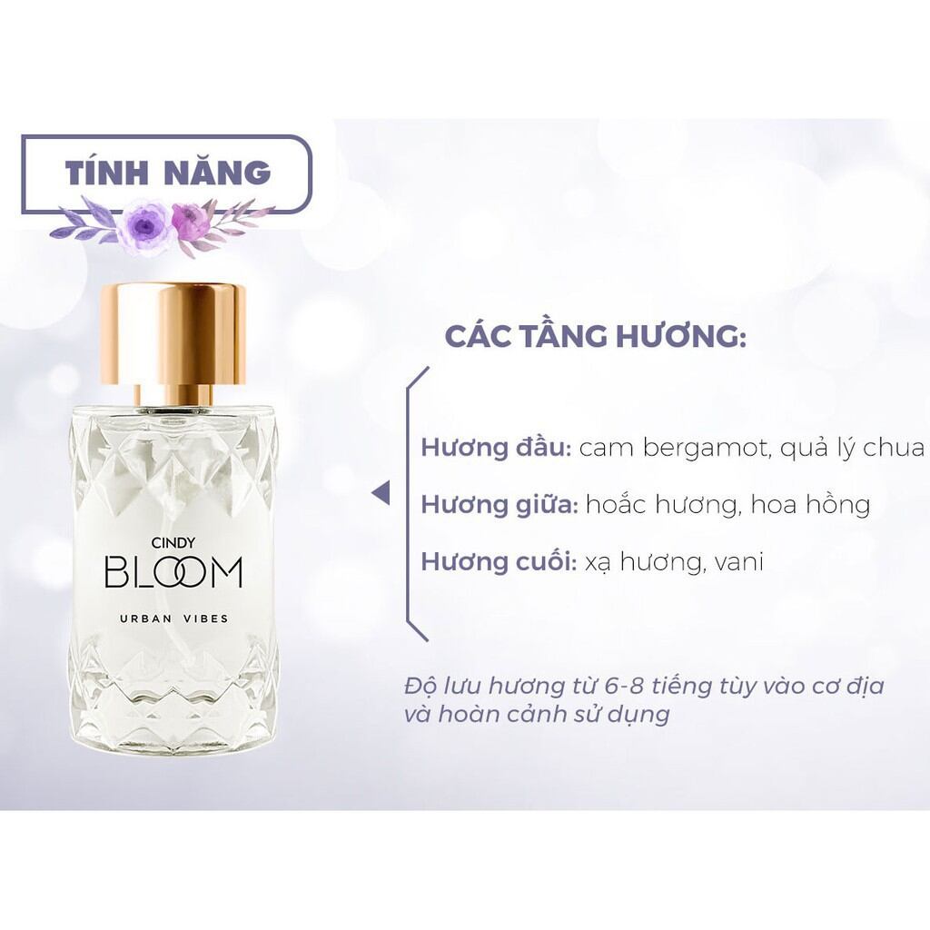 NƯỚC HOA CINDY BLOOM AROMA FLOWER