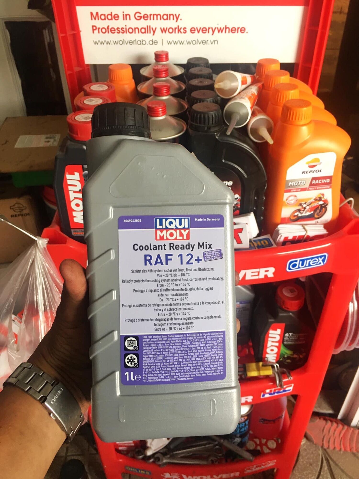 Nước mát Liqui MoLy RAF 12+cho xe máy 1L
