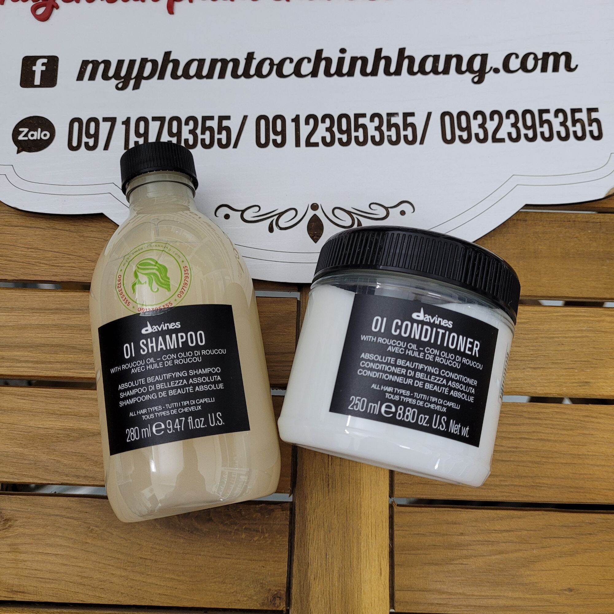 DẦU GỘI XẢ DAVINES OI ABSOLUTE SUÔN MƯỢT 280ML - 250ML
