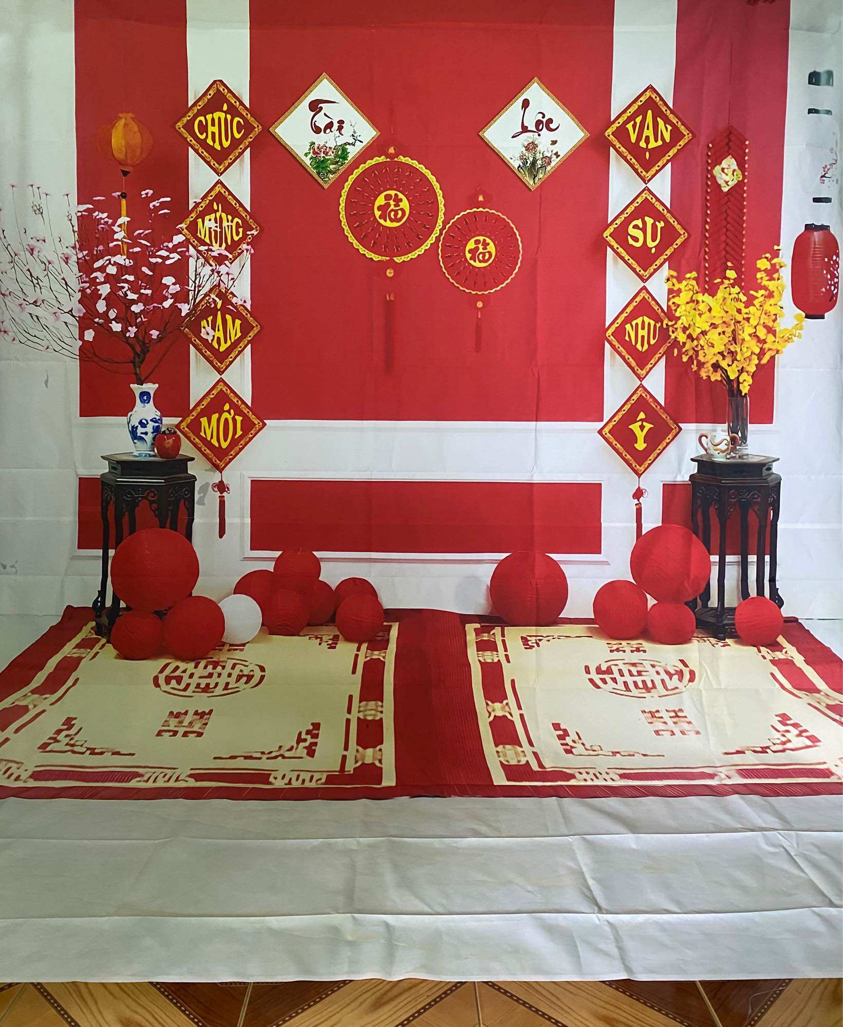 Phông nền chụp ảnh tài lộc 2m x 2,5m