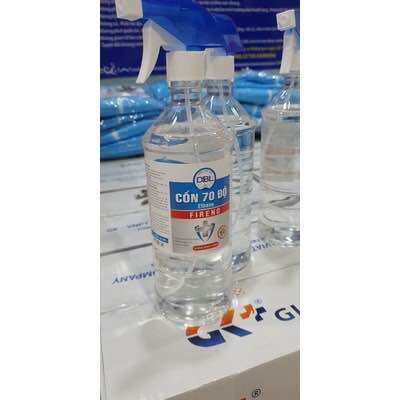 Cồn y tế sát khuẩn 70 độ chai có vòi xịt 1000mL .