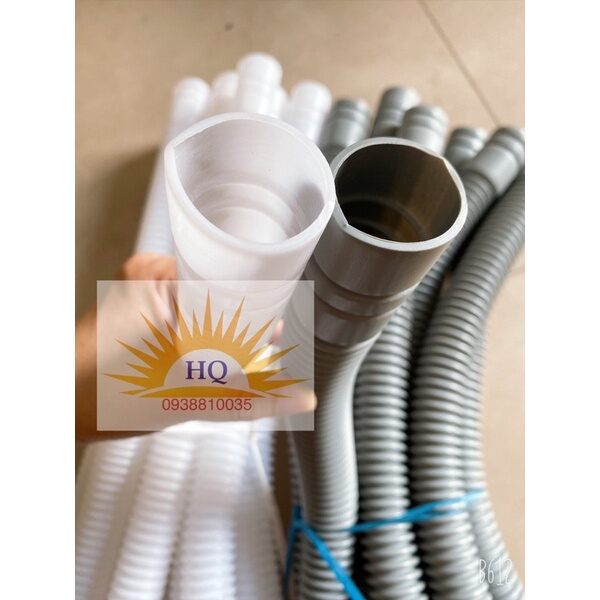 Ống thoát nước bộ xả chậu - Dây ruột gà xả nước máy giặt dài 60cm