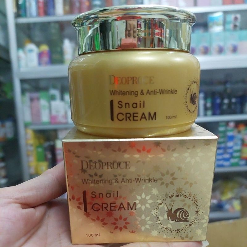 Kem ốc sên deoproce hàn quốc 100ml làm trắng và giảm nhăn hiệu quả