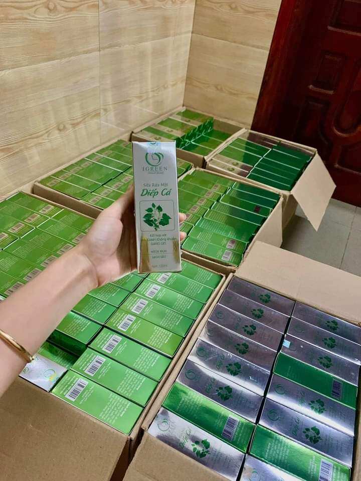 Sữa rửa mặt Diếp Cá IGREEN – sạch sâu, ngừa mụn