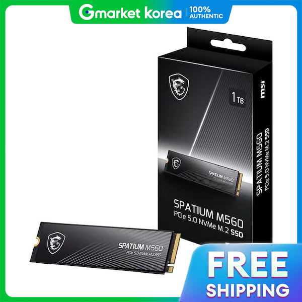 MSI | Msi Spatium M560 M.2 Nvme (1Tb) Giá 7,649,600 Đồng*Miễn phí vận chuyển