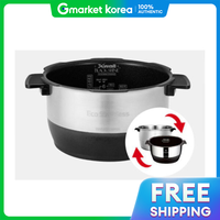 Cuckoo | Nồi cơm điện Cuckoo chính hãng CRP-FHTS0610FB, dùng thử cho 6 người, lòng nồi inox Eco