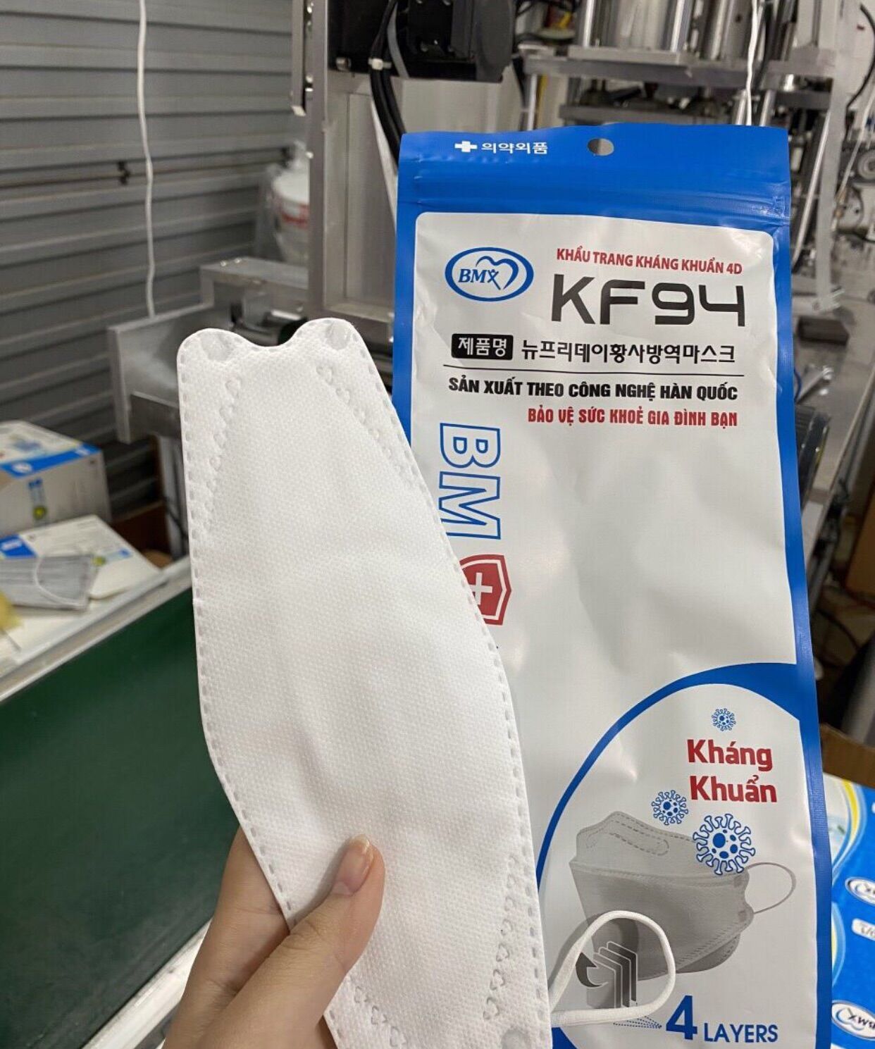 Túi khẩu trang kf94 10 chiếc