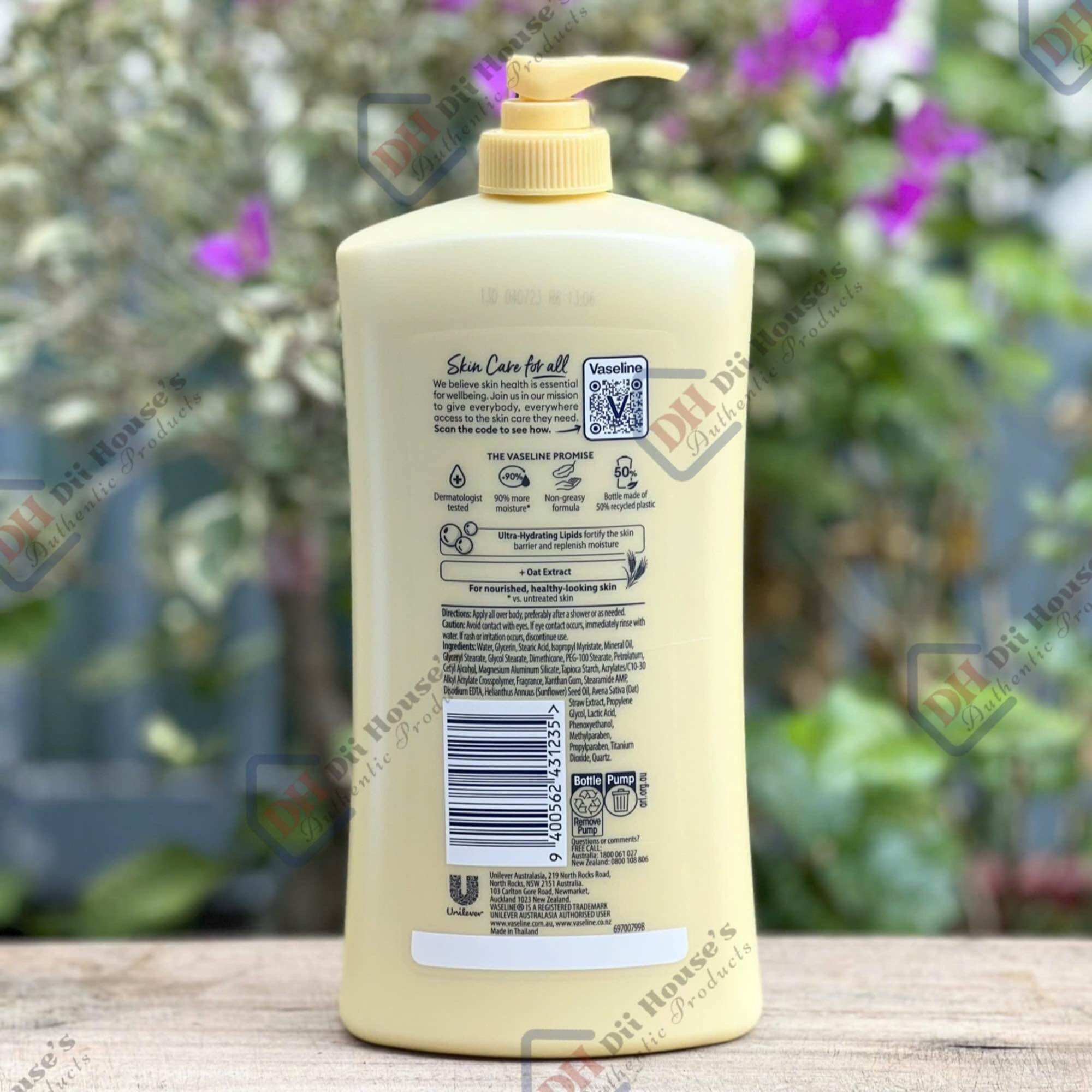 Sữa Dưỡng Thể Vaseline Intensive Care Deep Restore 750ml.