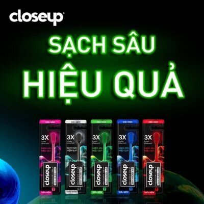 Bàn chải đánh răng Closeup Precision Clean Nhiều Màu
