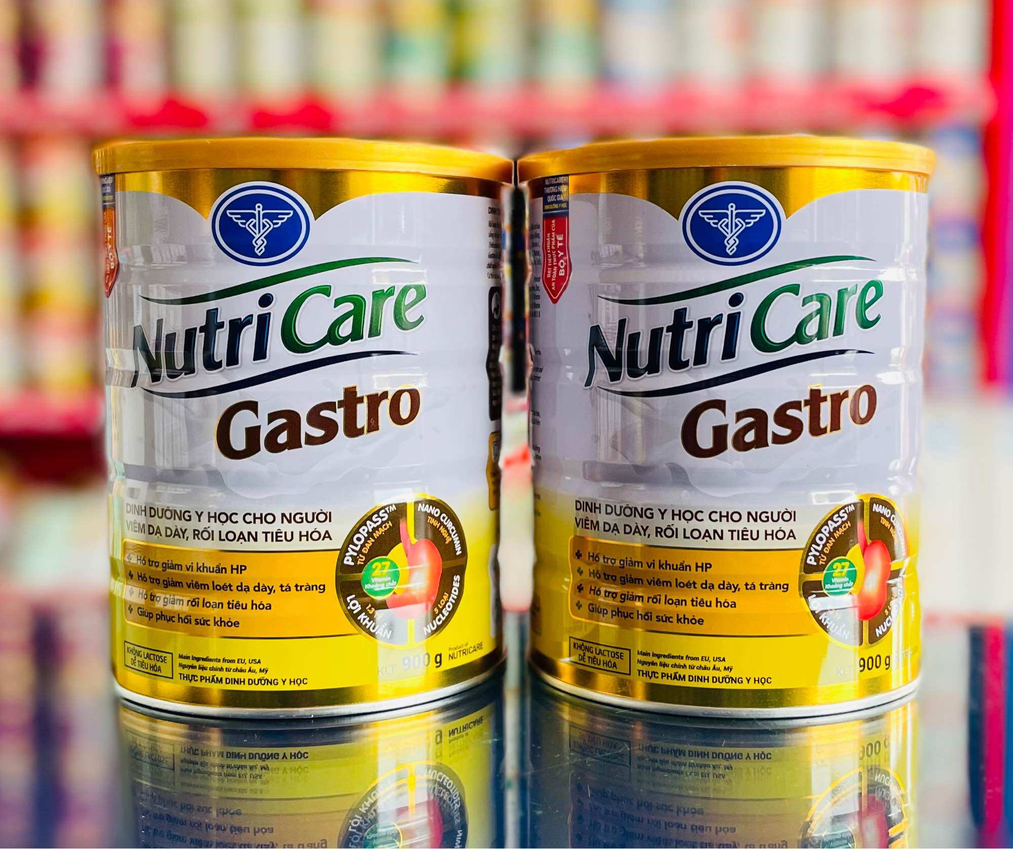 {COMBO 2 LON} Sữa bột Nutricare Gastro Hỗ trợ Dạ dày (900g)
